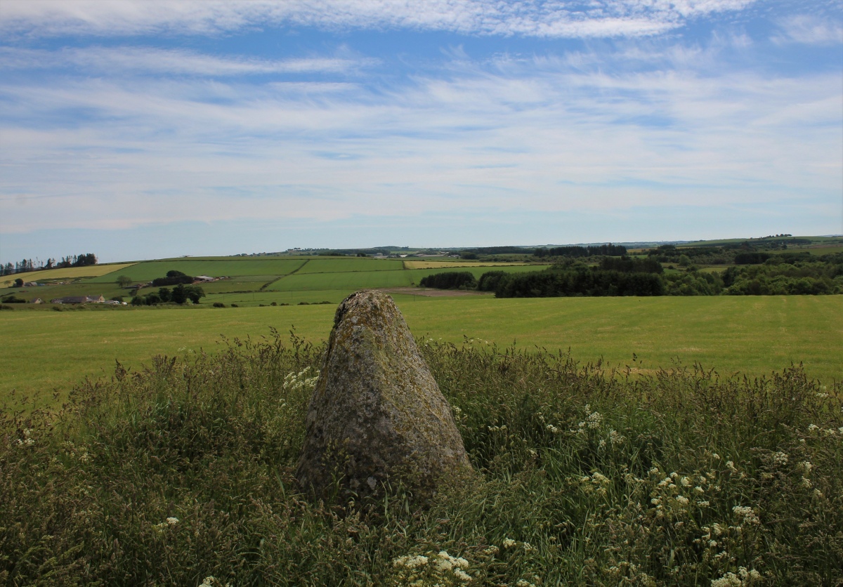 The decidedly triangular outlier stone