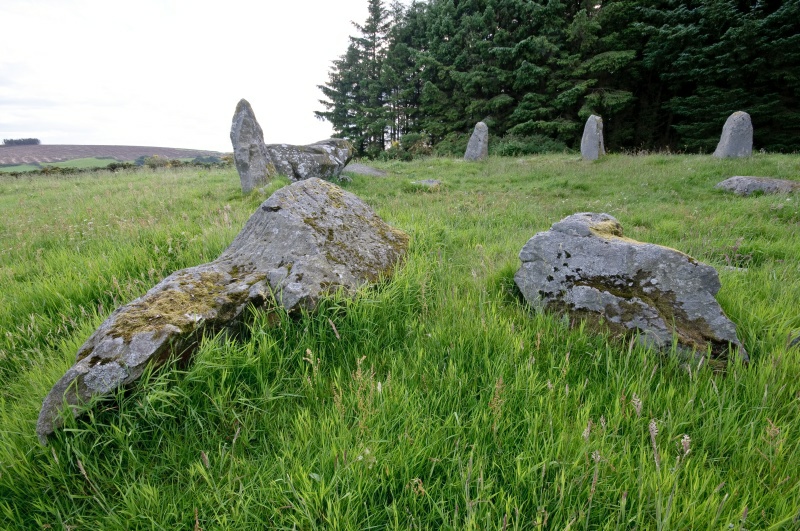 Aikey Brae. Recumbent Stone Circle.
June 2010
