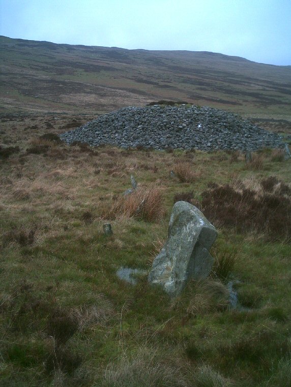 Another view of the cairn, looking to the north.