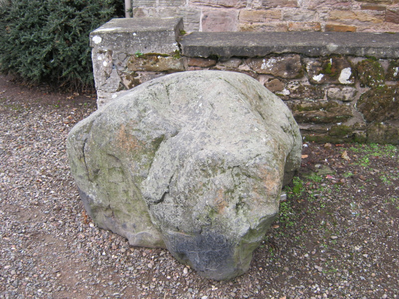 The stone in Crail.  September 2013.