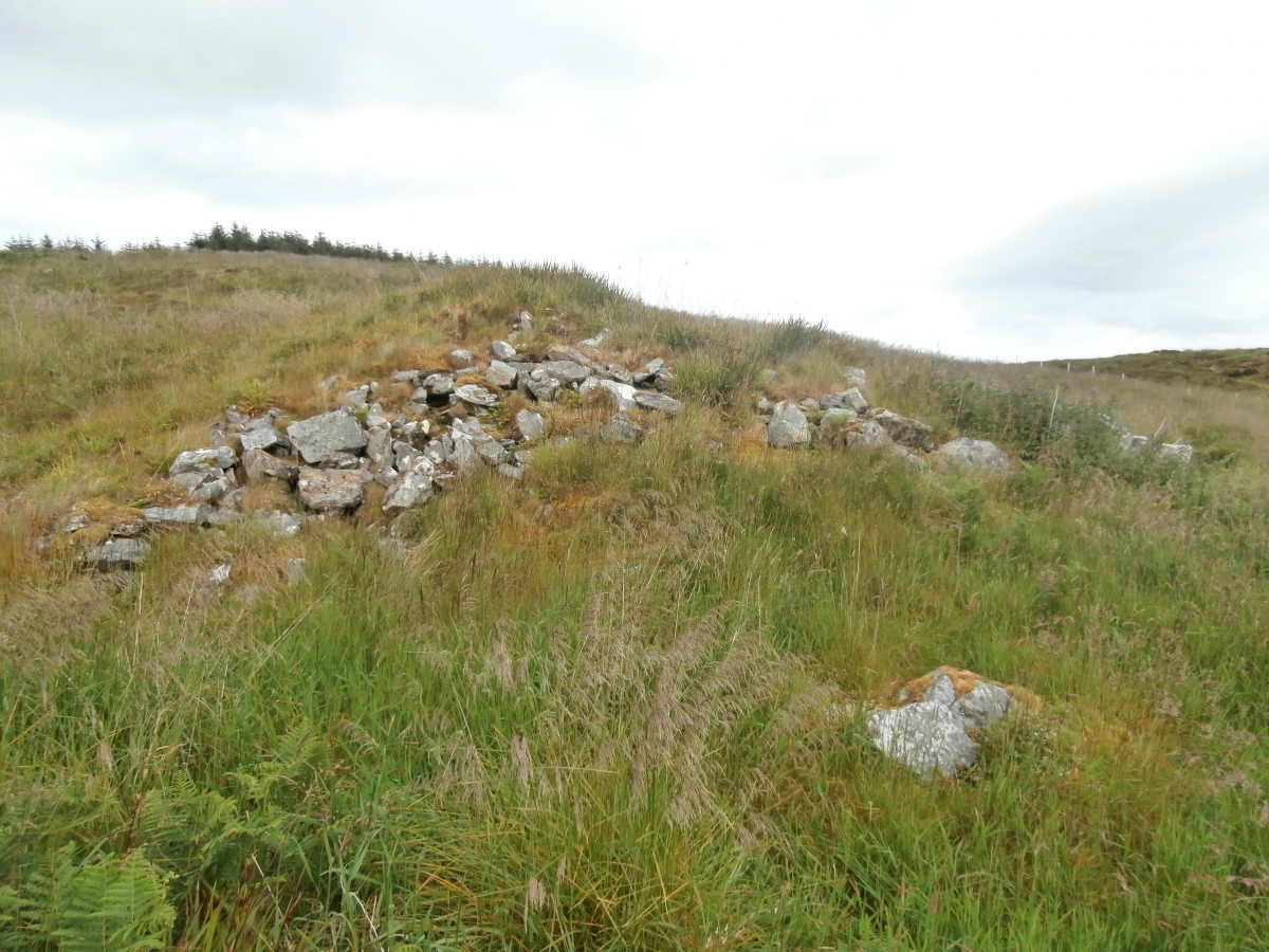 Cnoc Chaornaidh Central Cairn viewed from SW.