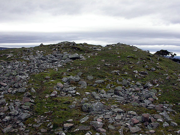 View of south cairn