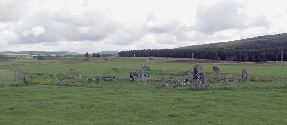 Photo used by kind permission of Tom Bullock. More details of this location are to be found on his Stone Circles and Rows CD-ROM.