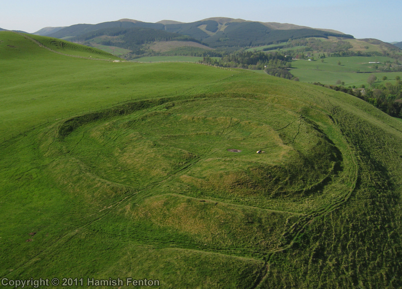 Henderland Hill fort, viewed from roughly the northnortheast.

Kite Aerial Photograph

1 May 2011

