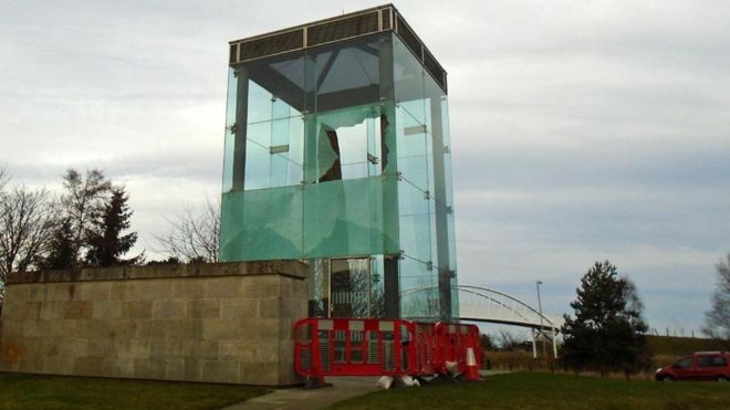 Vandals have caused more than £10,000 worth of damage to the glass panels which surround a medieval stone in Moray.

Photo Credit: Historic Environment Scotland