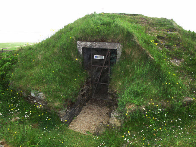 Upper Chamber Entrance to Taversoe Tuick, Rousay, Orkney, Scotland 
