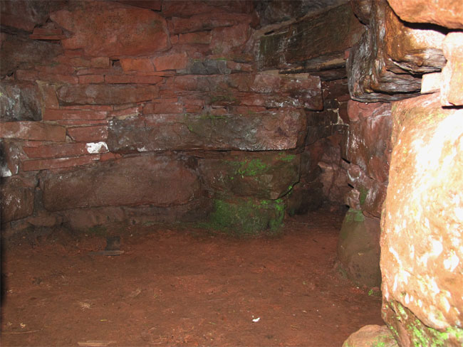 Central Chamber of the Vinquoy Chambered Cairn, Eday, Orkney, Scotland