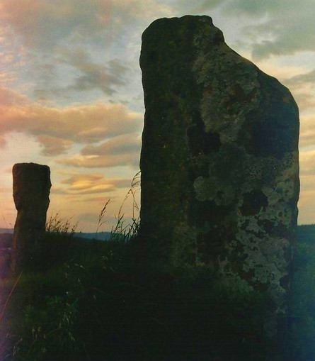 Na Clachan Bhreige stone circle.