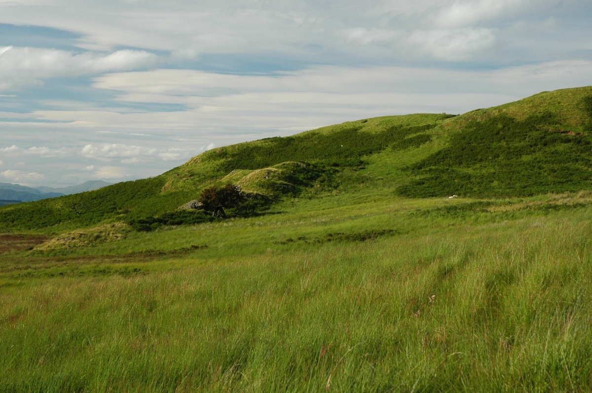 This is the NW entrance which is the natural route up onto the summit of the hillfort. 
