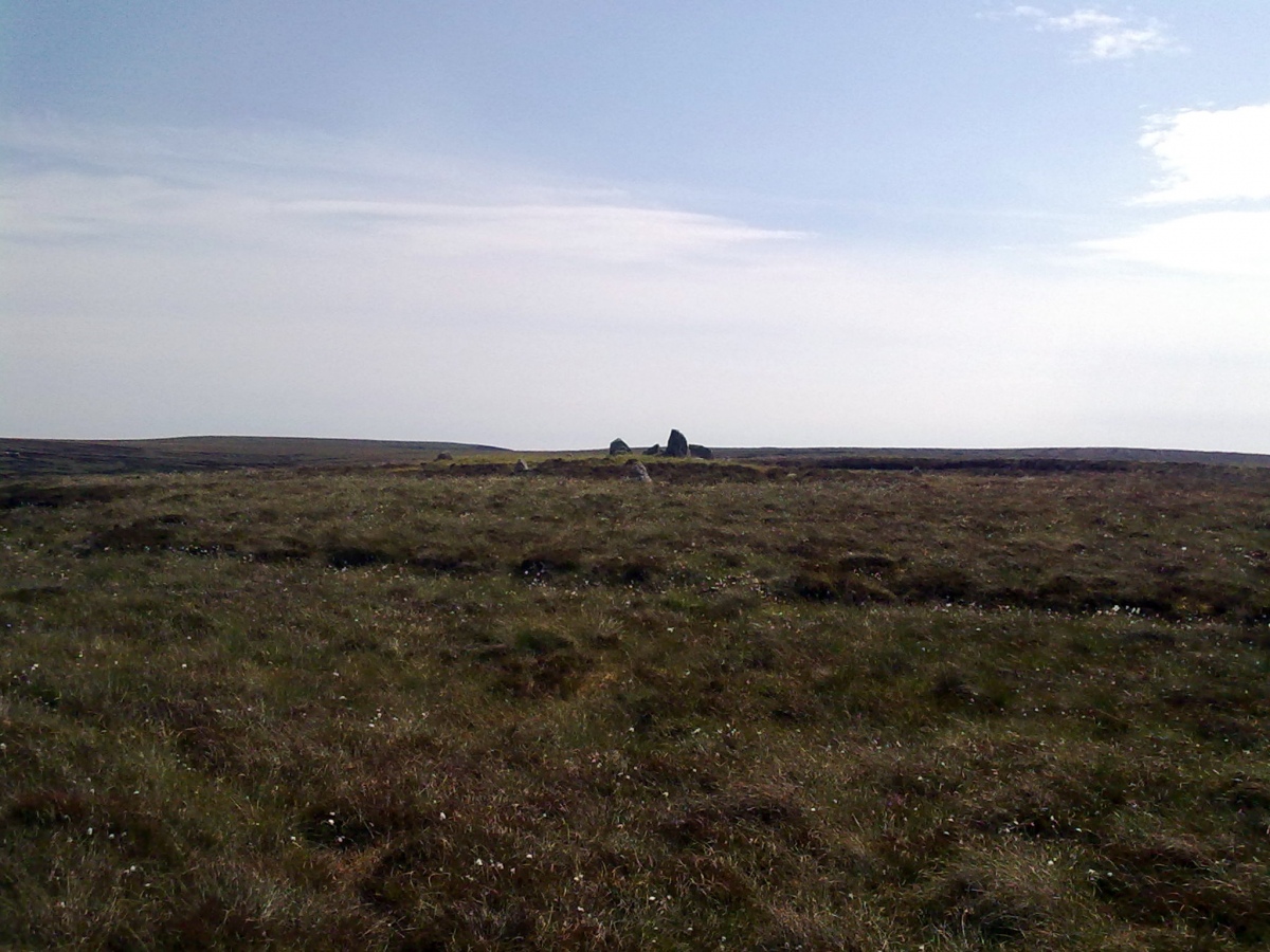 Approaching Cnoc Nan Dursainean from S.