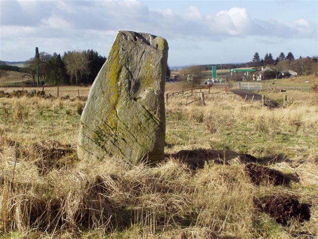 View from Symbol Stone towards other Gleneagles stone