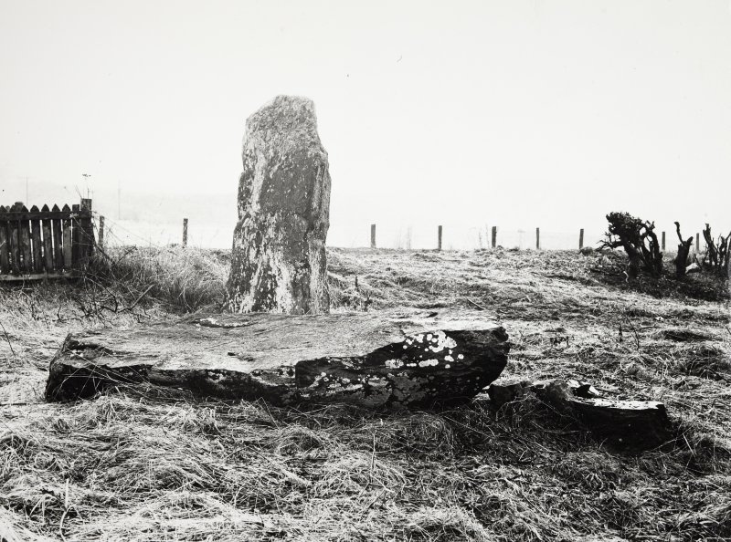 After being damaged the stones were relocated (image rights canmore.org.uk) 
