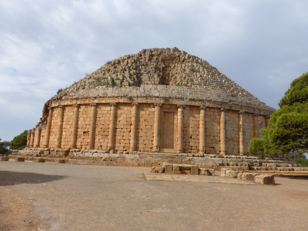 Tomb of the Christian - in fact the Tomb of Cleopatra Selene, daughter of Mark Antony and the Cleopatra, near Tepaza in  Algeria

