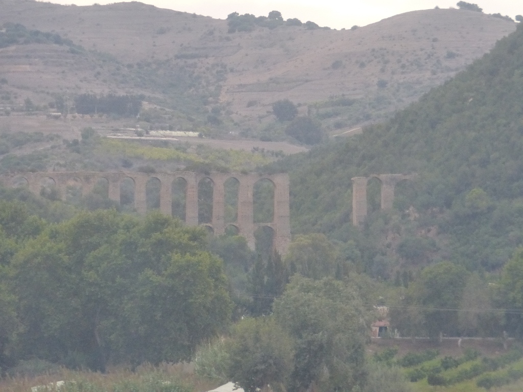 Roman Aqueduct leading to Caesarea (Iol) in  Algeria

