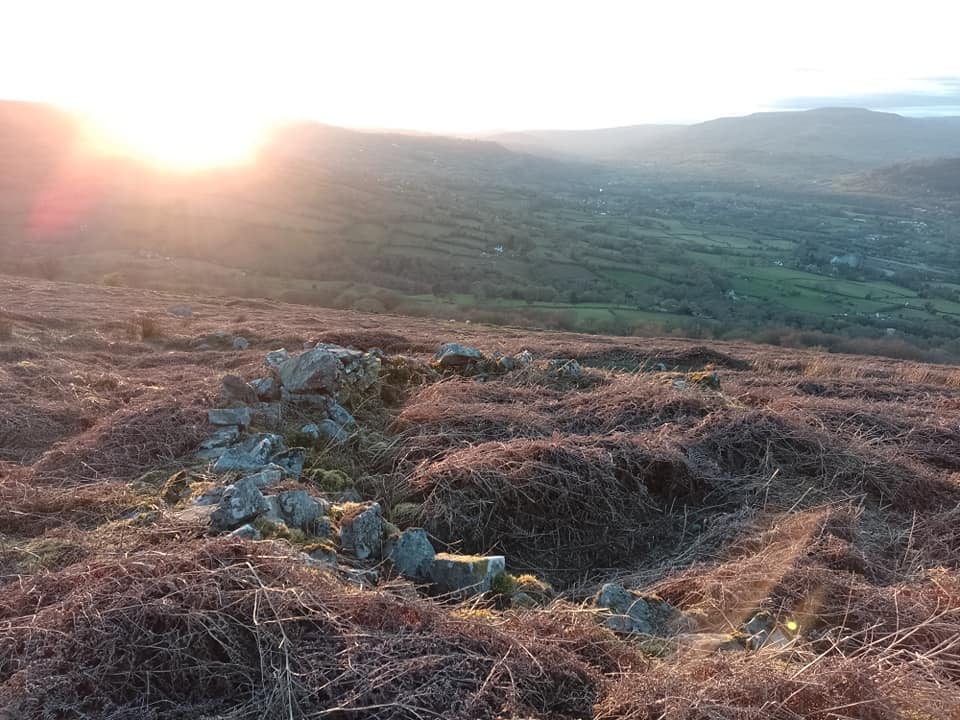 Looking westwards over Cwm Llanwenarth