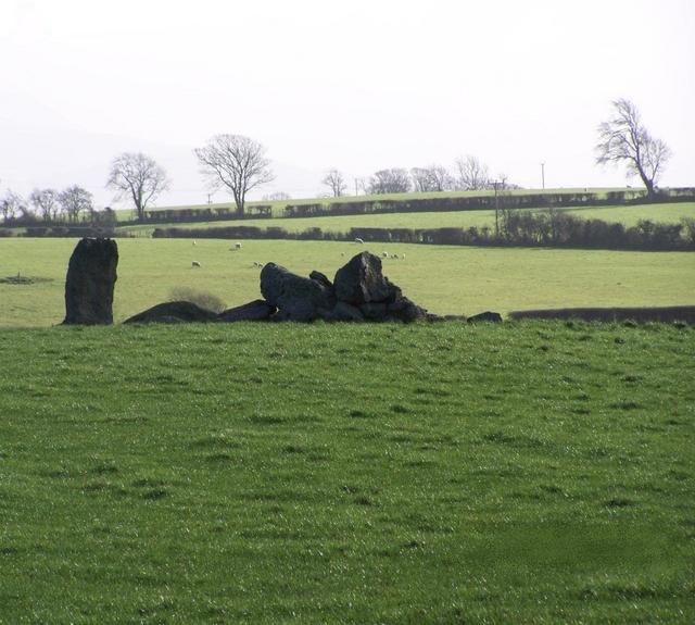 This Shot was taken beside the B5109 with a 300mm lens.
Unfortunately this site of twin Burial Chambers is not as well preserved as others on the Island.