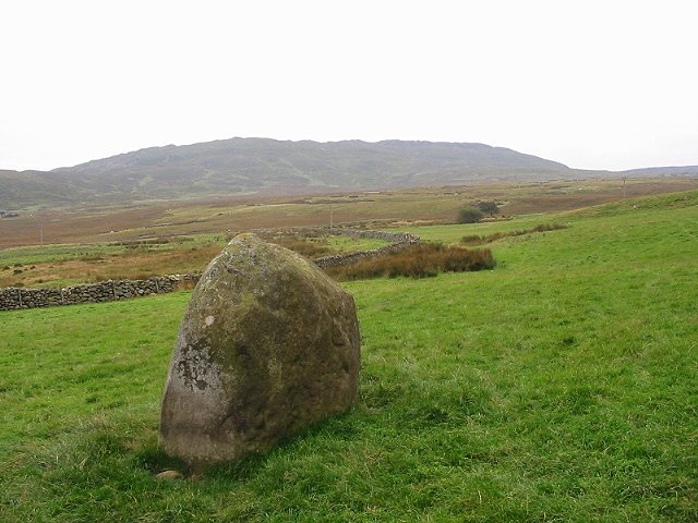 Nice standing stone in field outside Red Farm.