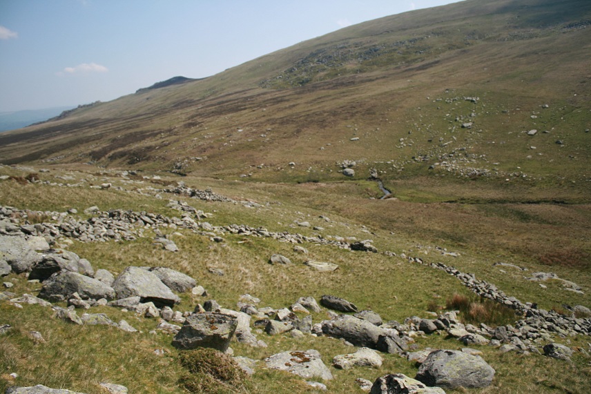 Looking over the settlement, approximately east.