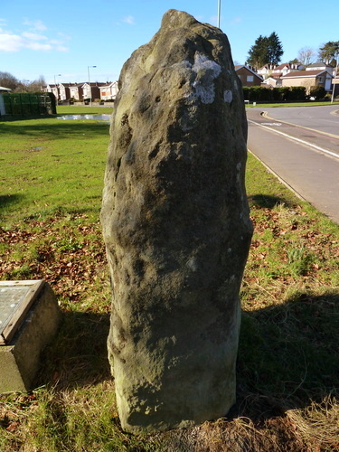 Bridgend standing stone.