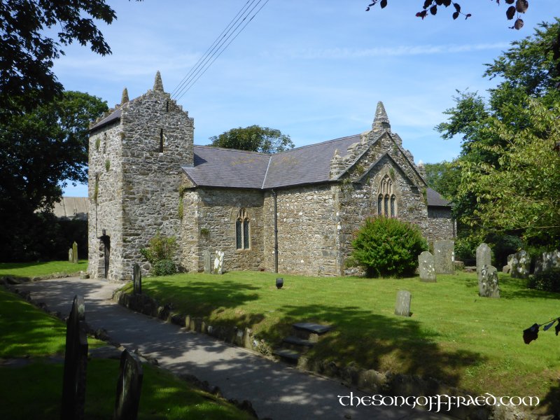 The Church of Saint Rhian, Llanrhian, Pembrokeshire.